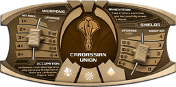 Star Trek: Ascendancy - Cardassian Union components