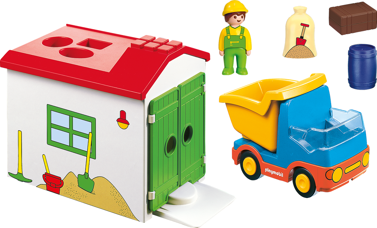 Playmobil® 1.2.3 Dump Truck components