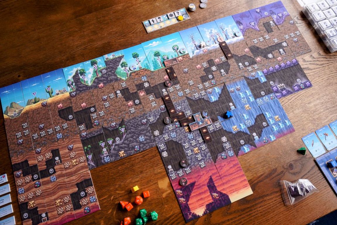 Terraria: The Board Game componenti