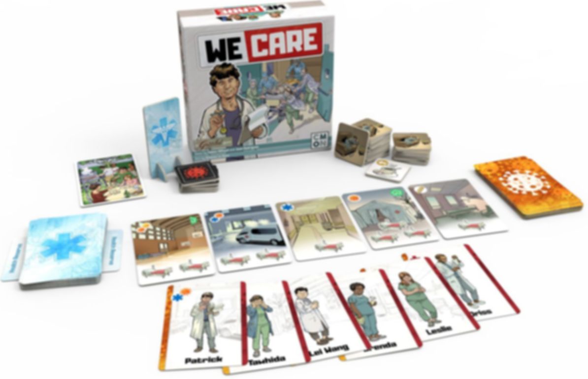 We Care: a Grizzled Game komponenten