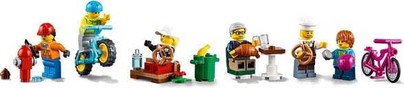 LEGO® City Einkaufsstraße mit Geschäften minifiguren
