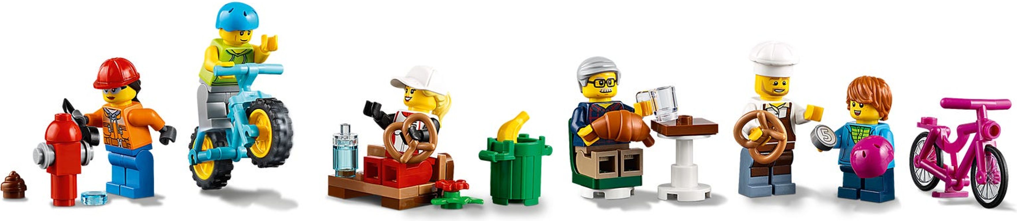 LEGO® City Shopping Street minifigures