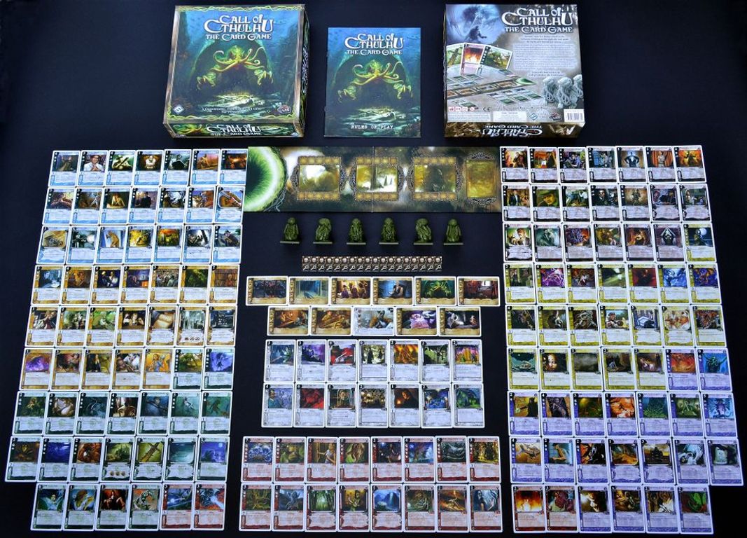 La llamada de Cthulhu LCG partes