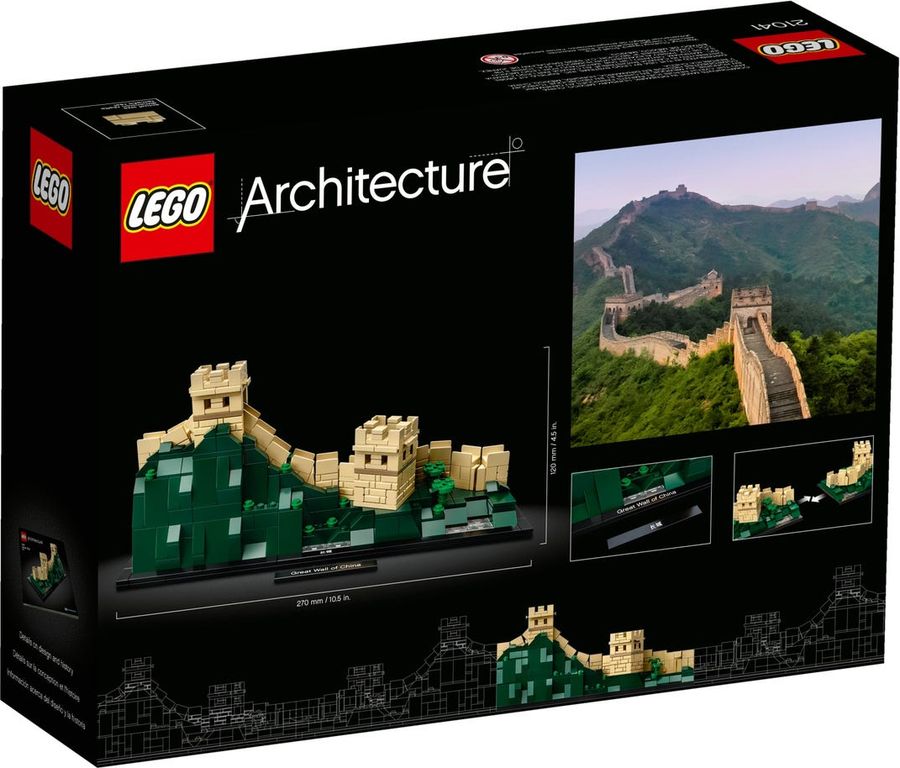 LEGO® Architecture Great Wall of China back of the box