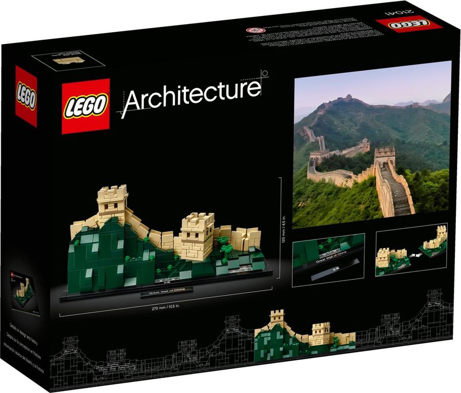 LEGO® Architecture La Grande Muraille de Chine dos de la boîte