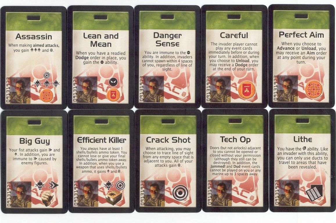 Doom: The Boardgame Expansion Set cartas