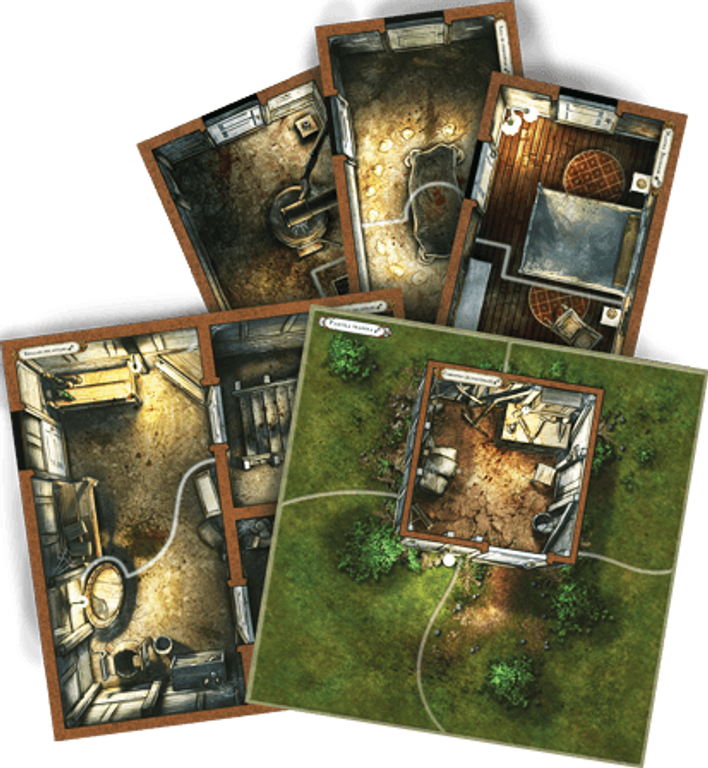 Mansions of Madness: Second Edition – Recurring Nightmares: Figure and Tile Collection tegels
