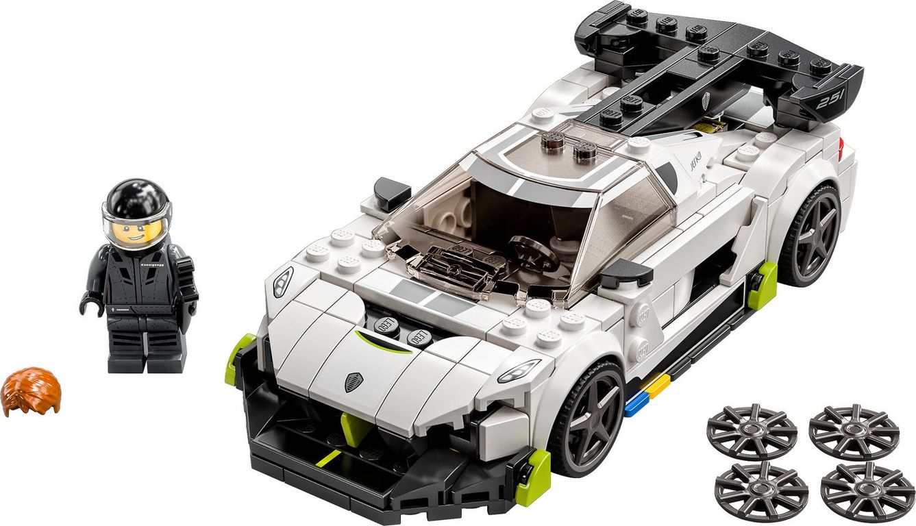LEGO® Speed Champions Koenigsegg Jesko components