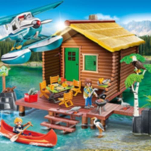 Playmobil® Wild Life Cabin on the Lake gameplay