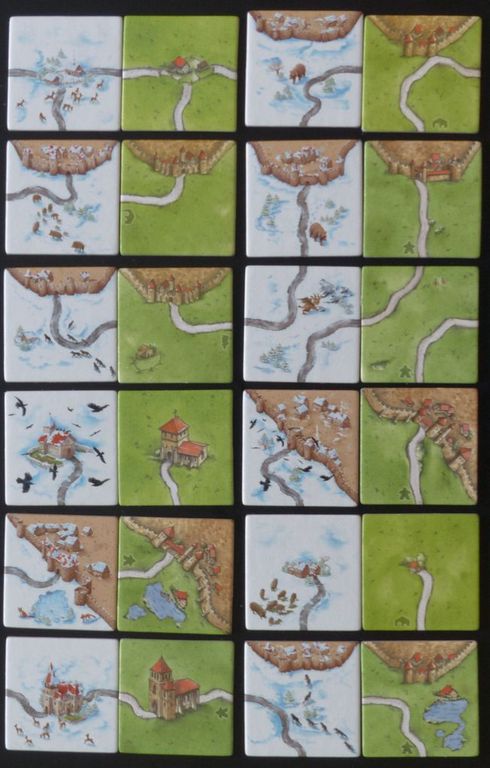 Carcassonne: Wintereditie tegels