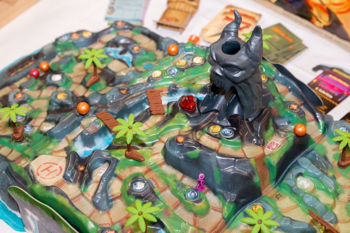 Fireball Island: The Curse of Vul-Kar game board
