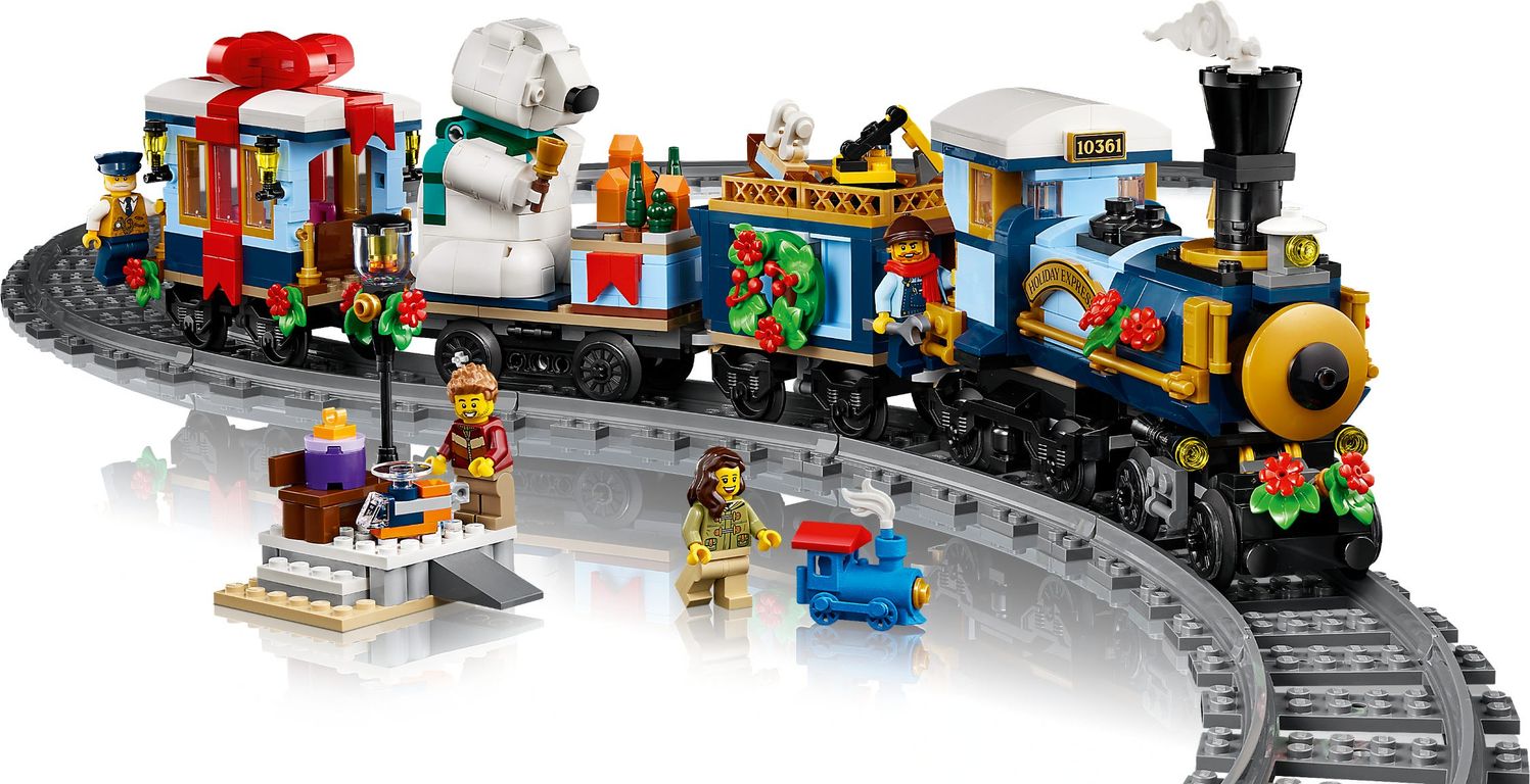 LEGO® Icons Tren Holiday Express partes