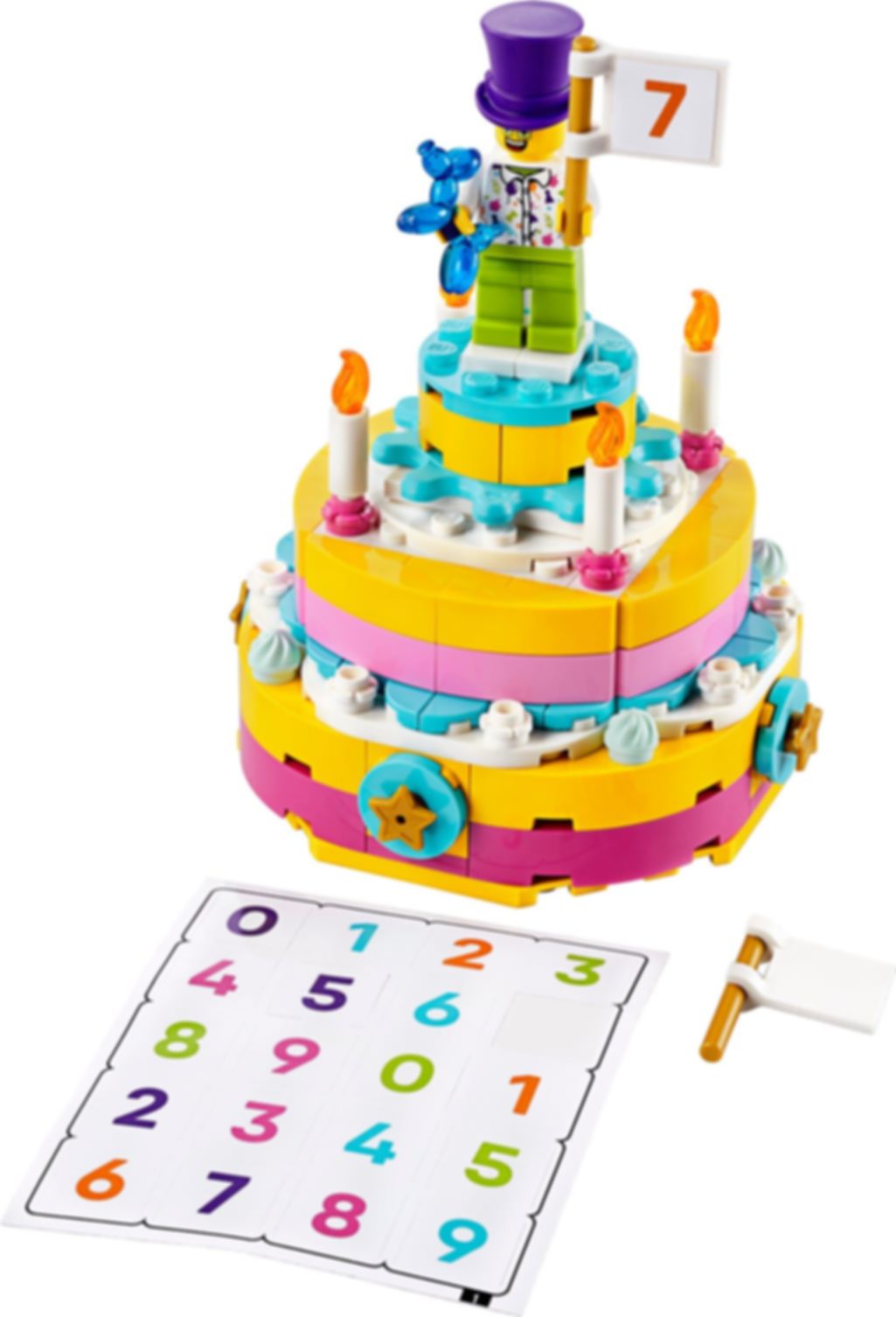 LEGO® Promotions Birthday Set components