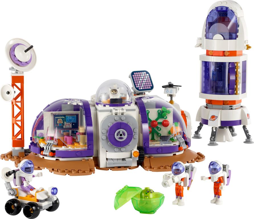 LEGO® Friends Ruimtebasis op Mars en raket componenten