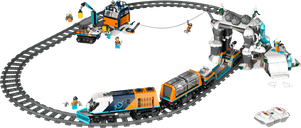 LEGO® City Explorers' Arctic Polar Express Train components