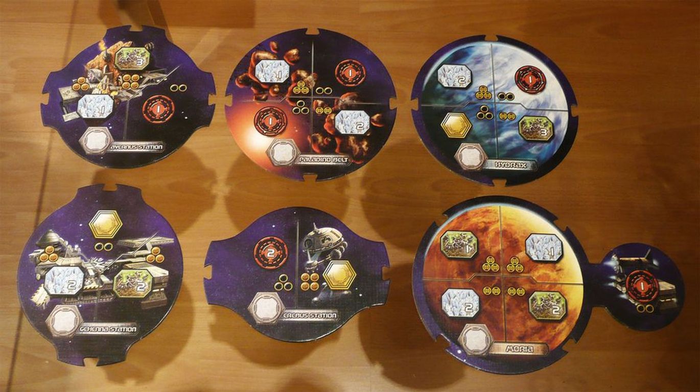 StarCraft: The Board Game - Brood War Expansion components