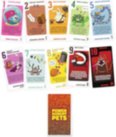 Power Hungry Pets cartes