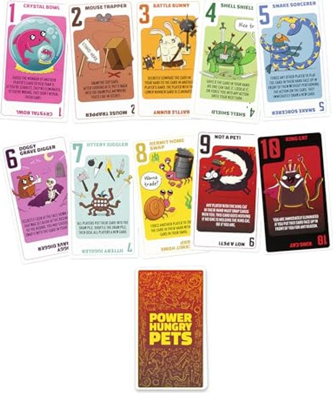 Power Hungry Pets cartas