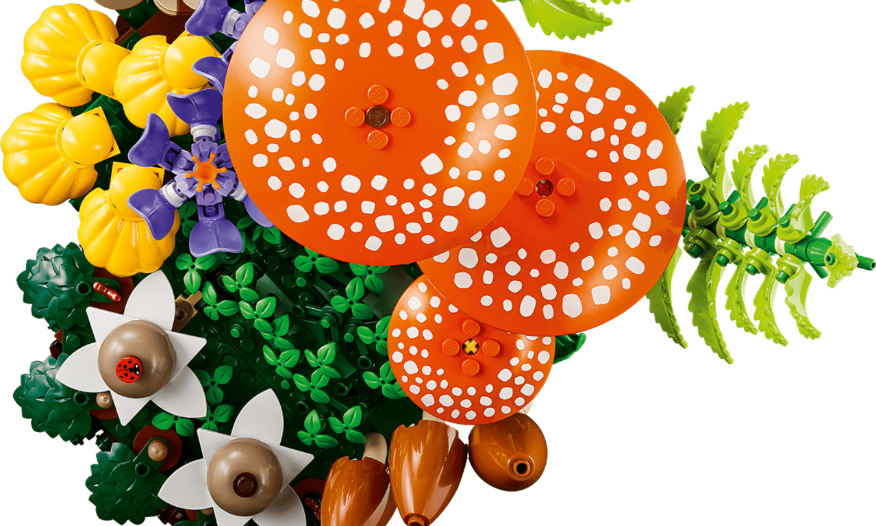 LEGO® Botanicals Waldpilze komponenten