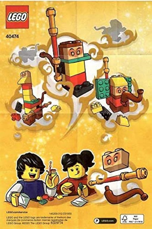 LEGO® Monkie Kid Build Your Own Monkey King back of the box