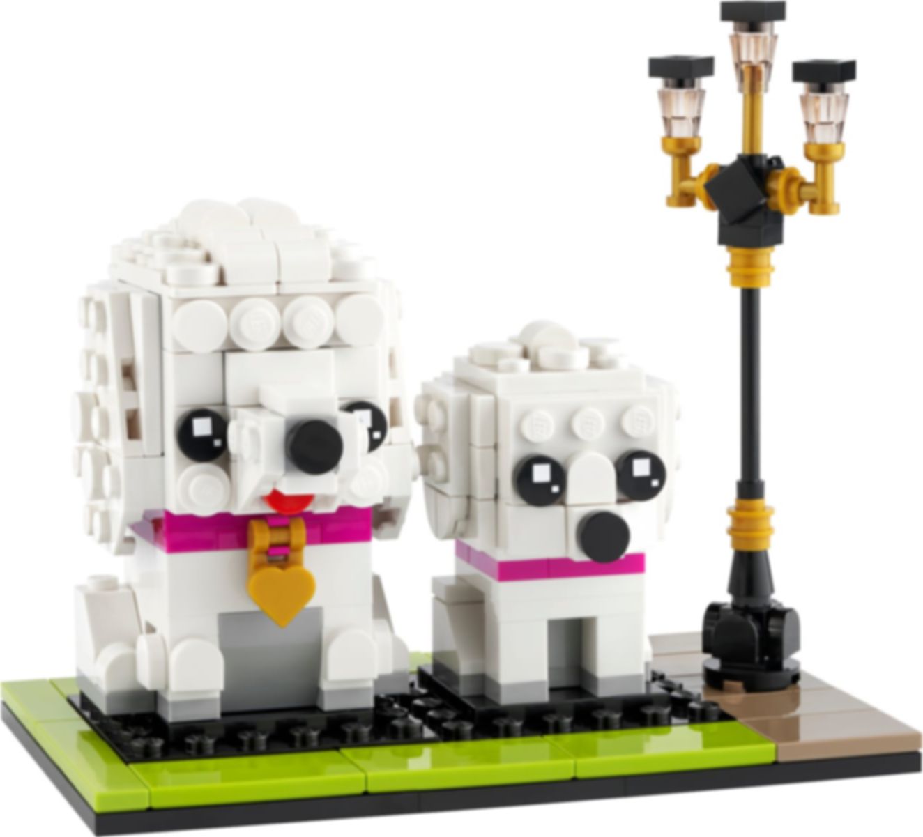 LEGO® BrickHeadz™ Pudel komponenten