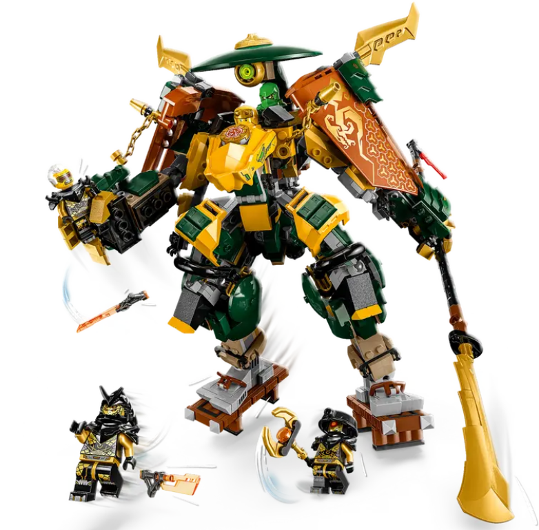 LEGO® Ninjago Mecas del Equipo Ninja de Lloyd y Arin jugabilidad