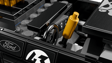 LEGO® Speed Champions La Ford Mustang Hoonicorn V1 de 1965 de Ken Block intérieur