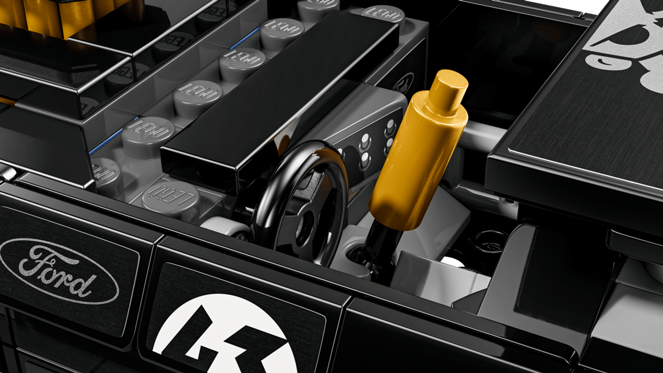 LEGO® Speed Champions La Ford Mustang Hoonicorn V1 de 1965 de Ken Block intérieur