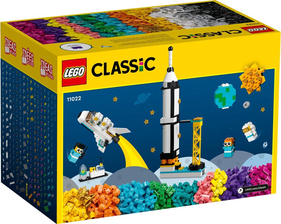 LEGO® Classic XXL Steinebox Erde und Weltraum rückseite der box