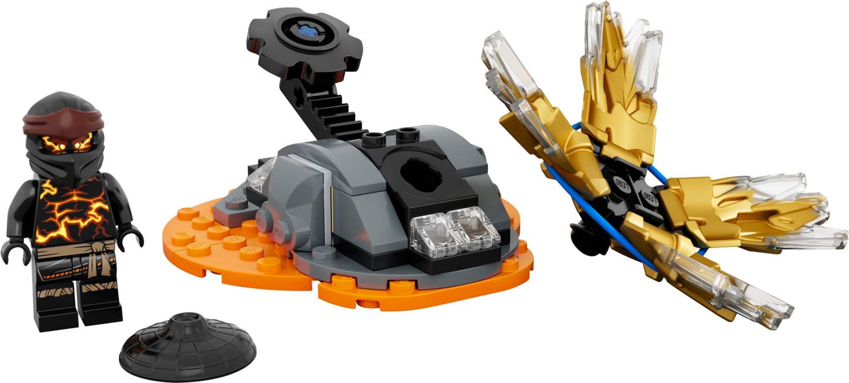 LEGO® Ninjago Spinjitzu Explosivo: Cole partes