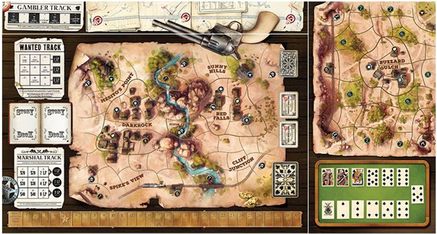 Western Legends: Ante Up spelbord