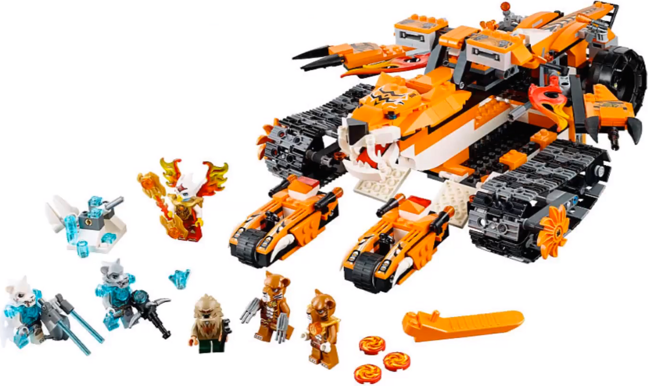 LEGO® Legends of Chima Tiger's Mobile Command composants