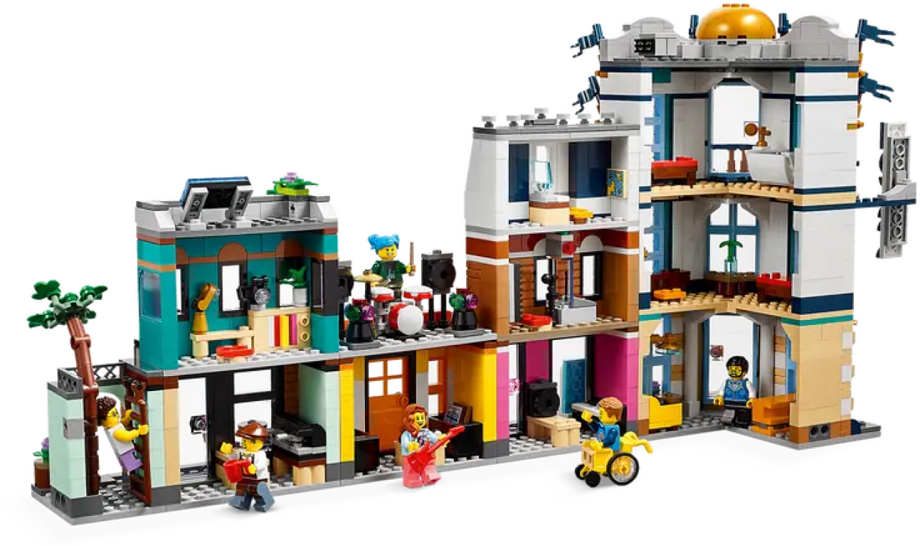 LEGO® Creator Hoofdstraat interieur