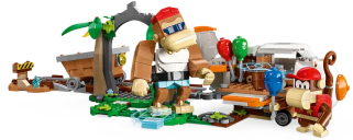 LEGO® Super Mario™ Set de Expansión: Vagoneta minera de Diddy Kong partes