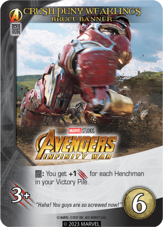 Legendary: A Marvel Deck Building Game – Marvel Studios' The Infinity Saga carta