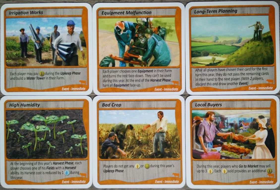 Fields of Green: Kickstarter Promo Cards cartes