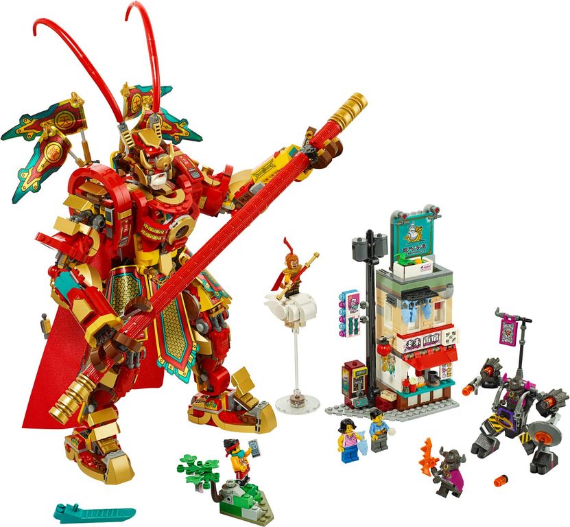 LEGO® Monkie Kid Monkey King Mech komponenten