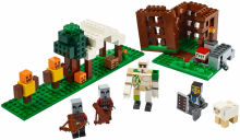 LEGO® Minecraft The Pillager Outpost components