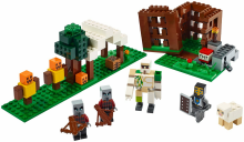 LEGO® Minecraft El Puesto de Saqueadores partes