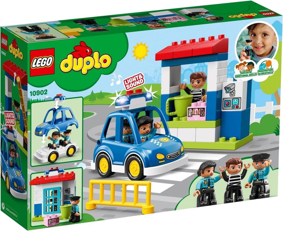 LEGO® DUPLO® Le commissariat de police dos de la boîte