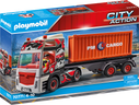 Truck with Cargo Container