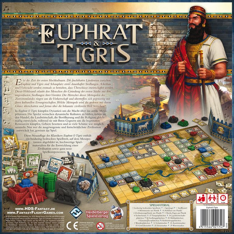Euphrat & Tigris rückseite der box