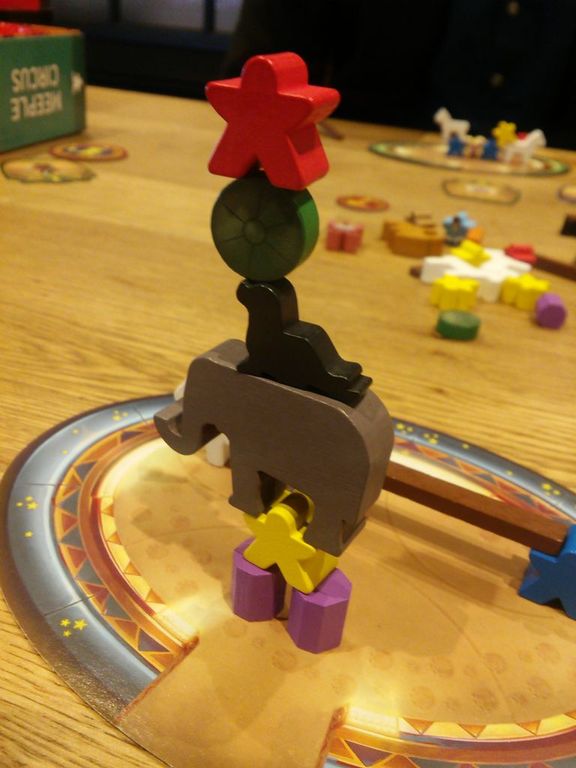 Meeple Circus composants