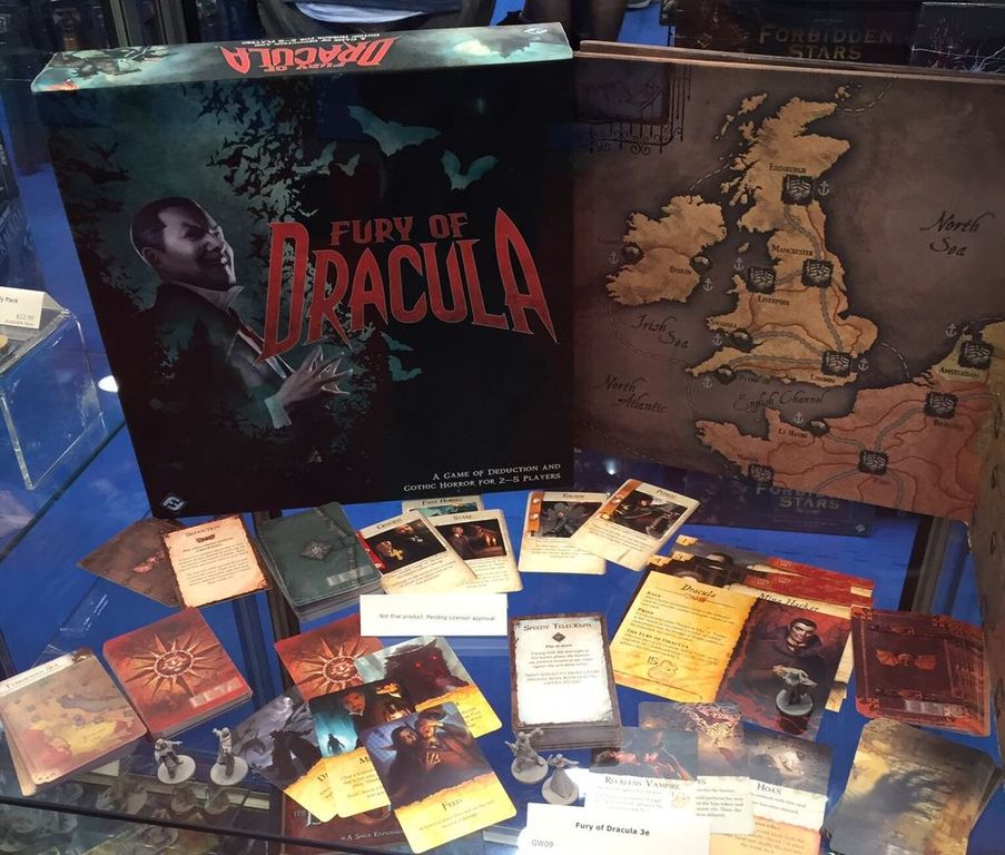 La Furia de Drácula (tercera edición) partes