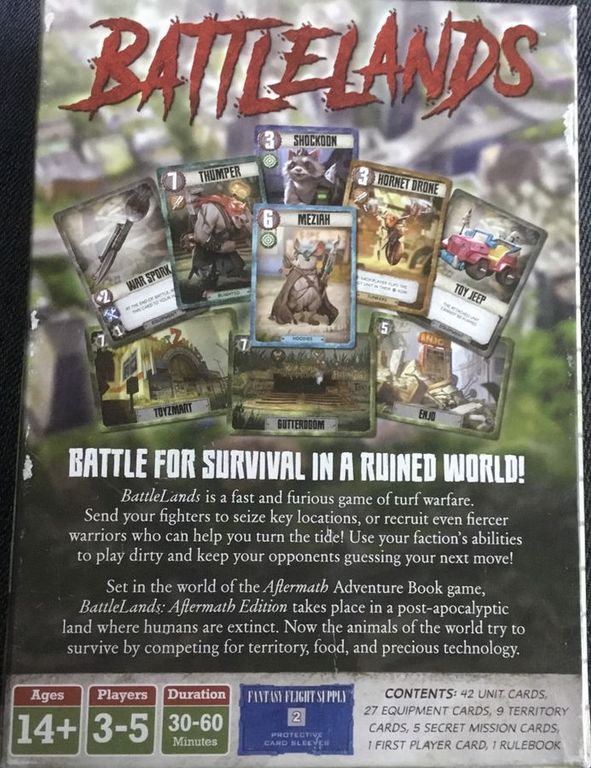 BattleLands rückseite der box