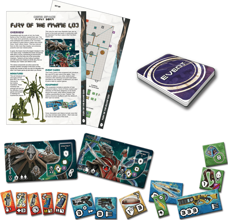 Core Space: First Born – Fury of the Insane God components