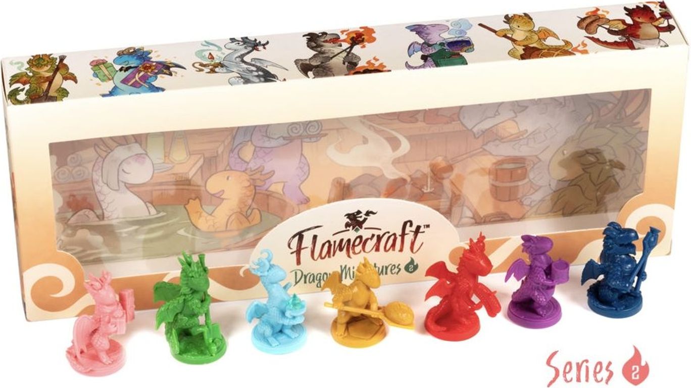 Flamecraft: Dragon Minatures Series 2 doos