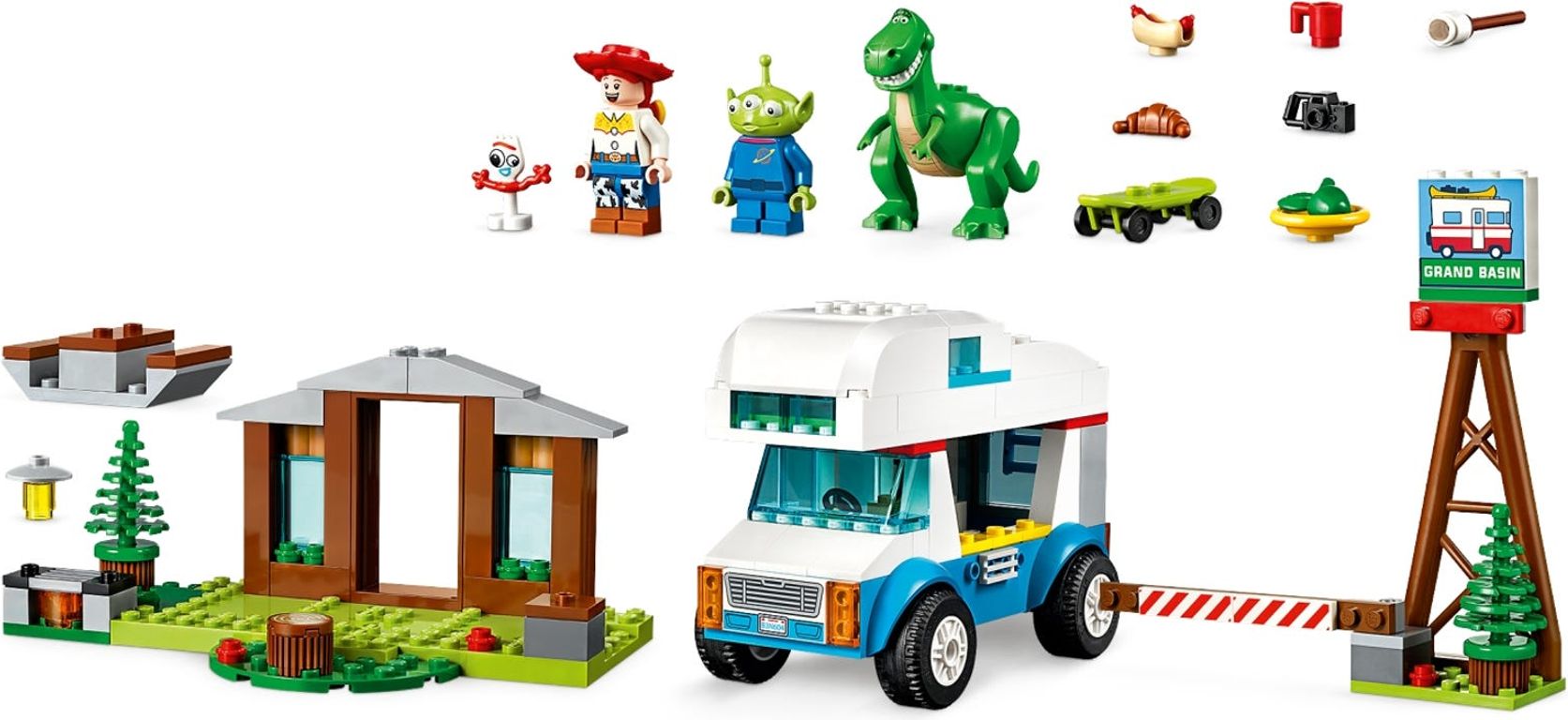LEGO® Toy Story RV Vacation components