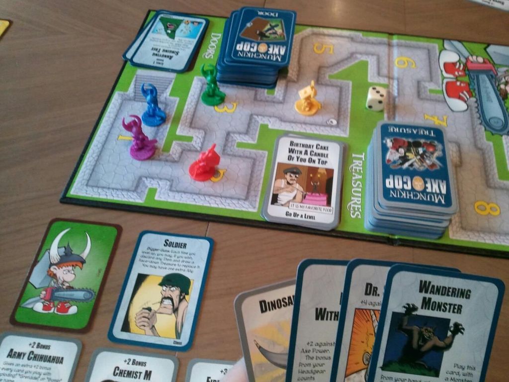 Munchkin Axe Cop spielablauf