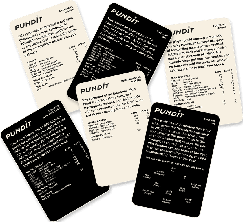 Pundit cards